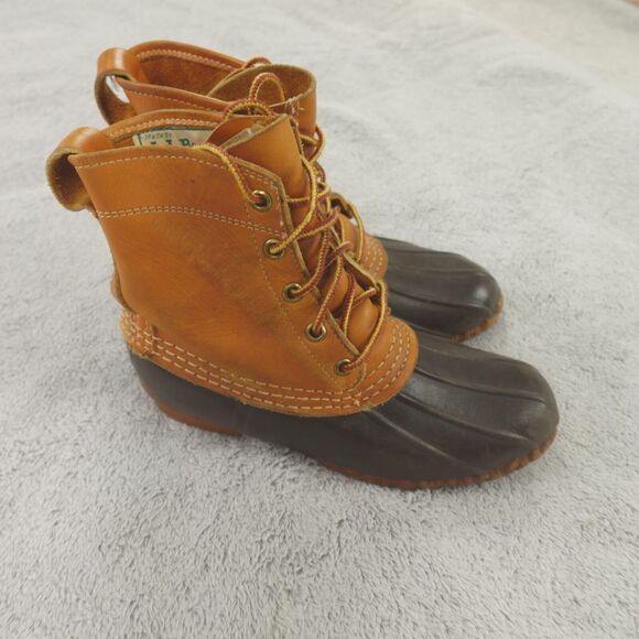 LL Bean Duck Boots Womens 6 US USA Made Maine Hunting Shoes Vintage - Picture 9 of 14